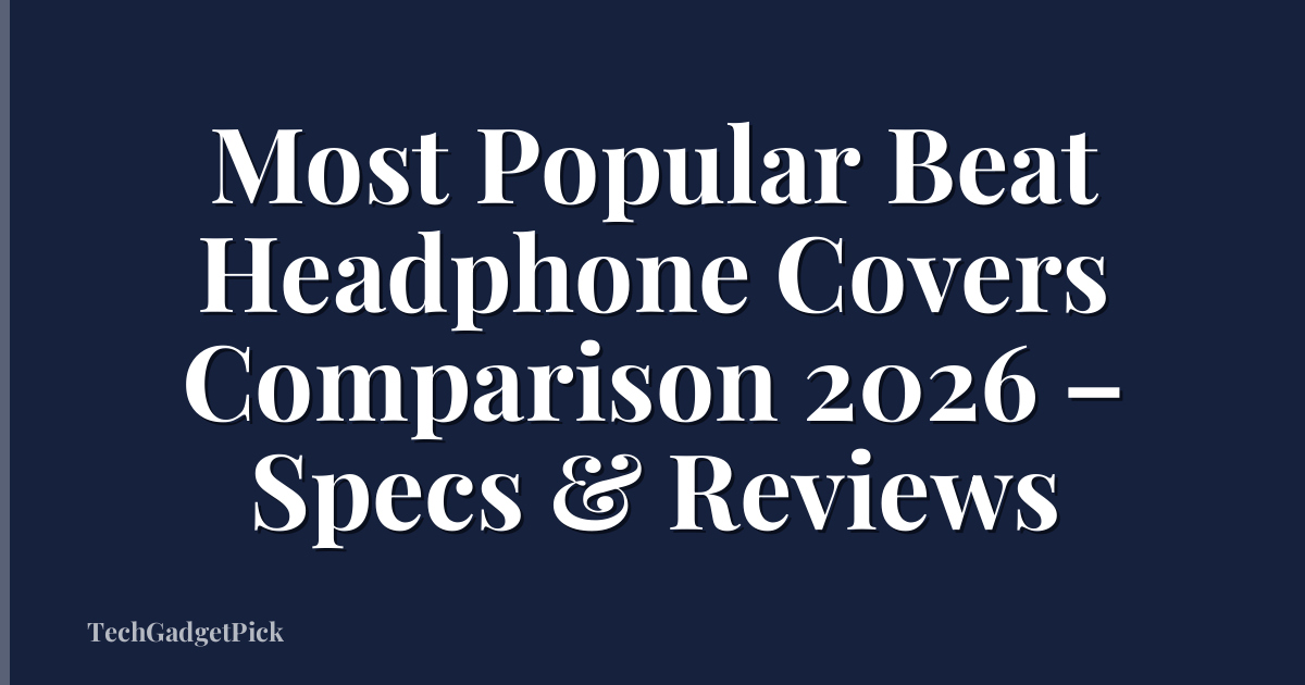 Most Popular Beat Headphone Covers Comparison 2026 – Specs & Reviews