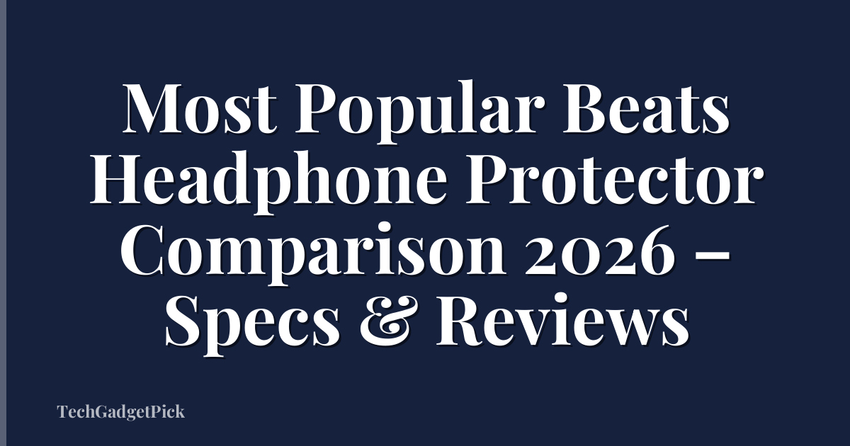 Most Popular Beats Headphone Protector Comparison 2026 – Specs & Reviews