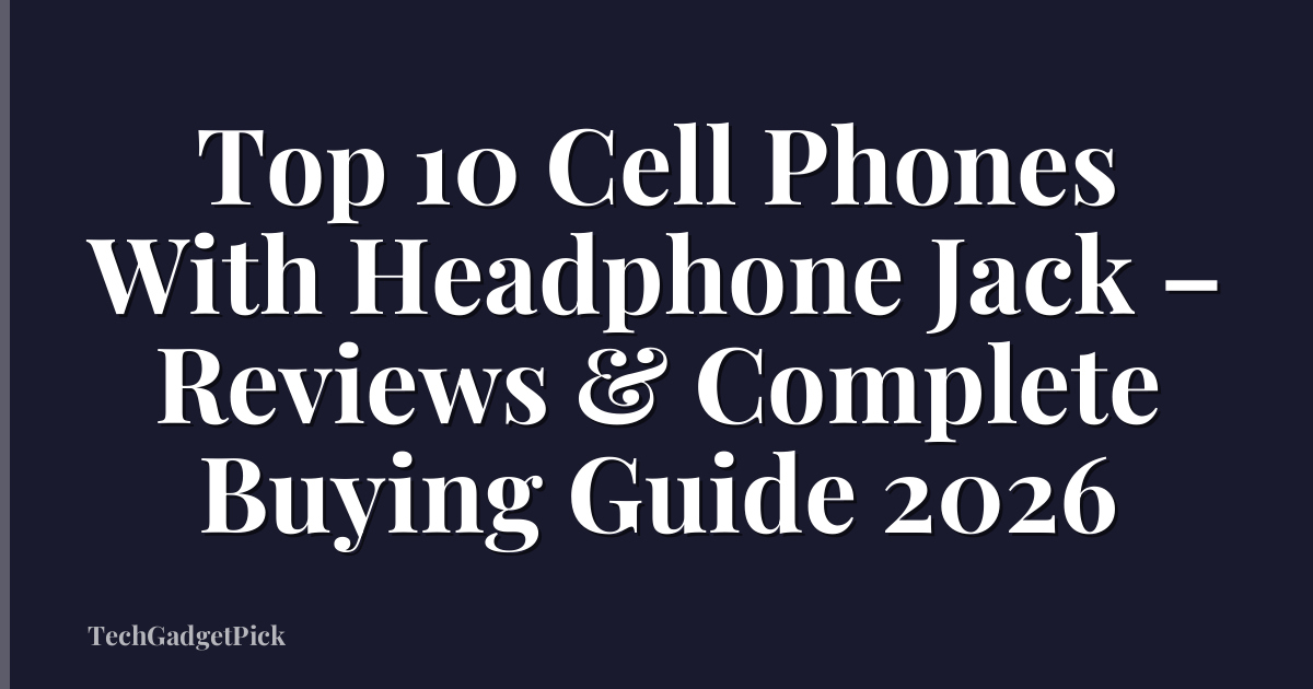 Top 10 Cell Phones With Headphone Jack – Reviews & Complete Buying Guide 2026