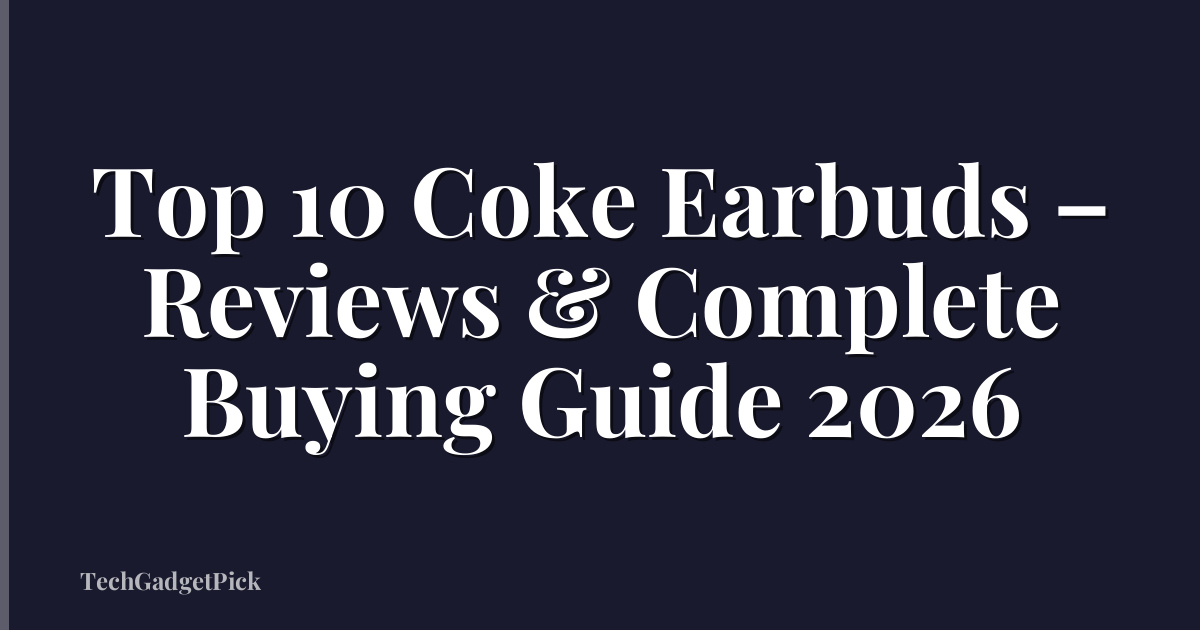 Top 10 Coke Earbuds – Reviews & Complete Buying Guide 2026