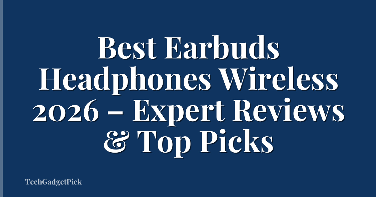 Best Earbuds Headphones Wireless 2026 – Expert Reviews & Top Picks