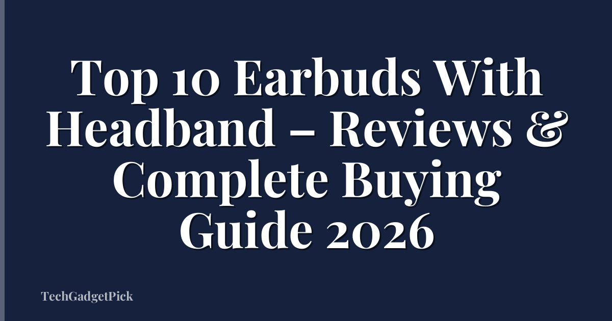 Top 10 Earbuds With Headband – Reviews & Complete Buying Guide 2026
