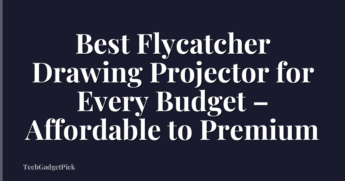 Best Flycatcher Drawing Projector for Every Budget – Affordable to Premium