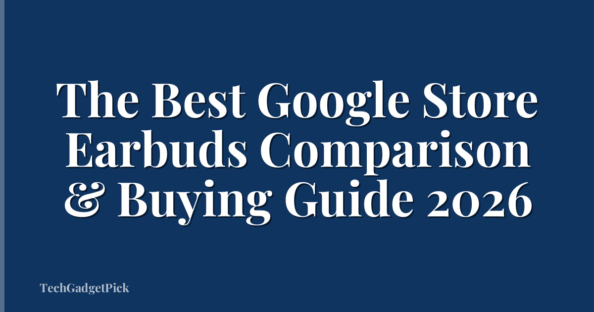 The Best Google Store Earbuds Comparison & Buying Guide 2026