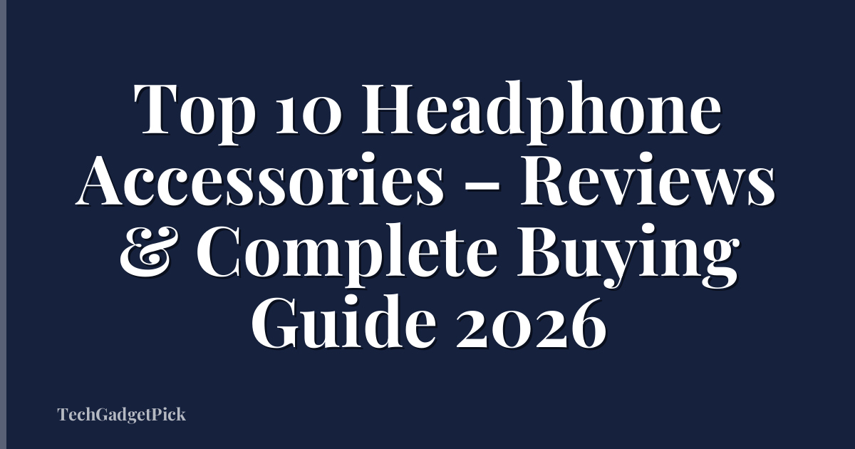 Top 10 Headphone Accessories – Reviews & Complete Buying Guide 2026
