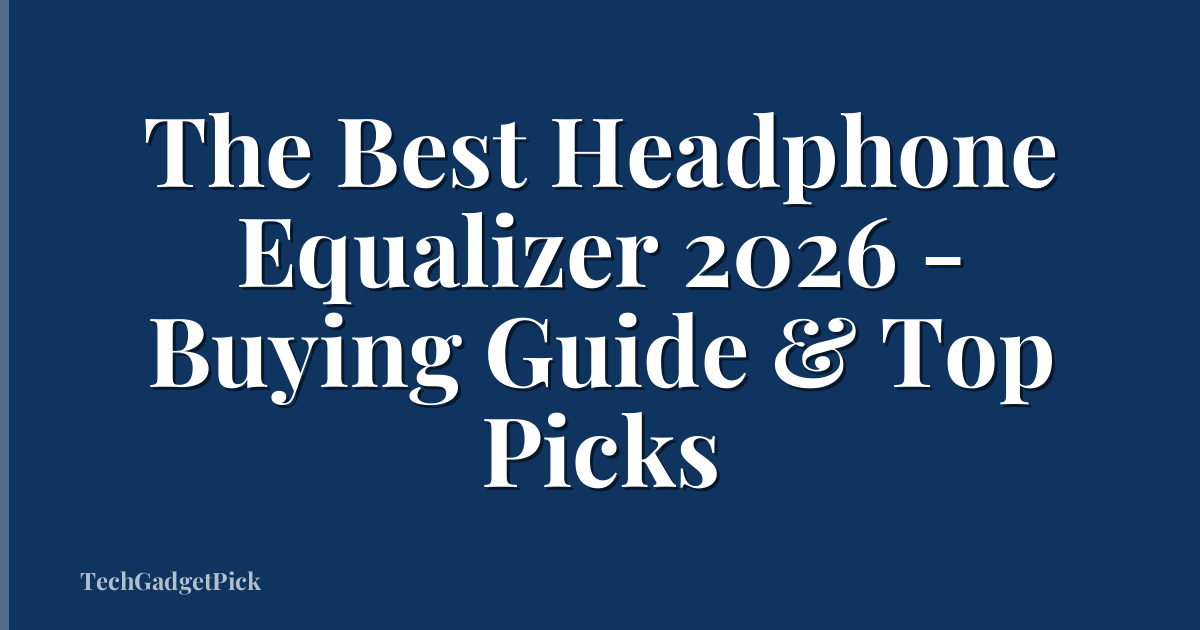 The Best Headphone Equalizer 2026 - Buying Guide & Top Picks