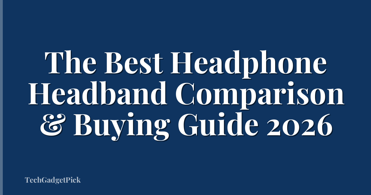 The Best Headphone Headband Comparison & Buying Guide 2026