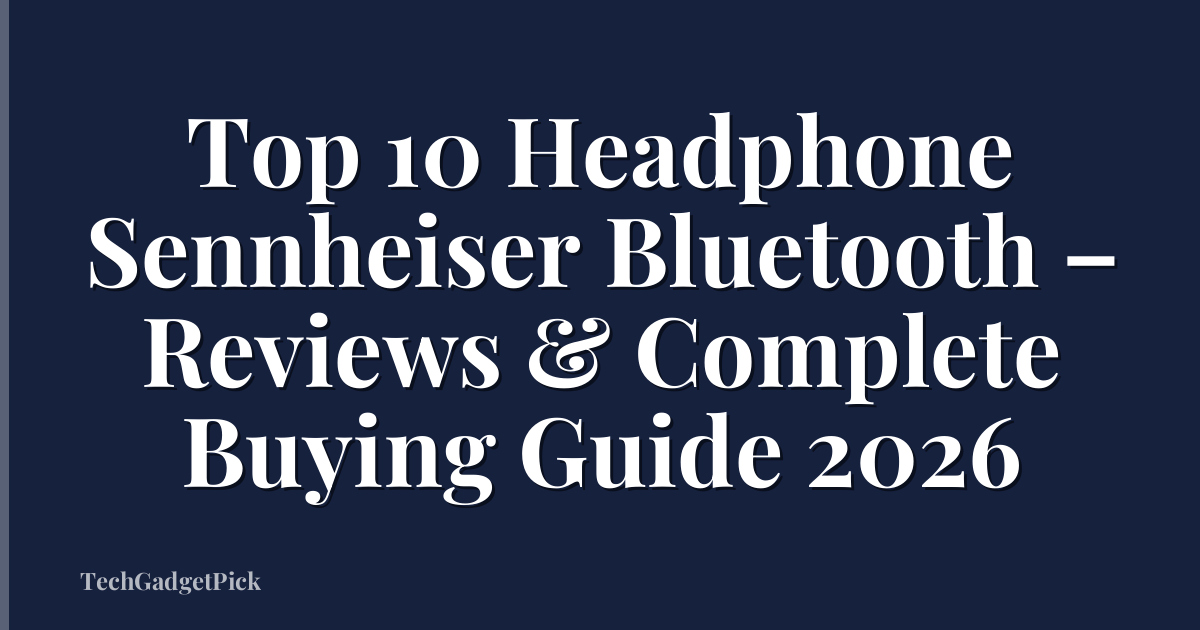 Top 10 Headphone Sennheiser Bluetooth – Reviews & Complete Buying Guide 2026