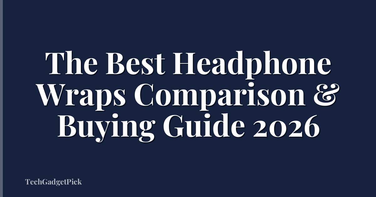 The Best Headphone Wraps Comparison & Buying Guide 2026