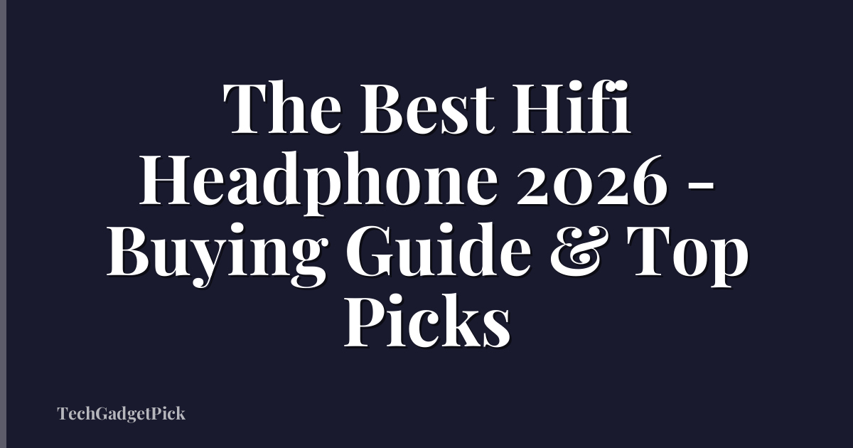 The Best Hifi Headphone 2026 - Buying Guide & Top Picks