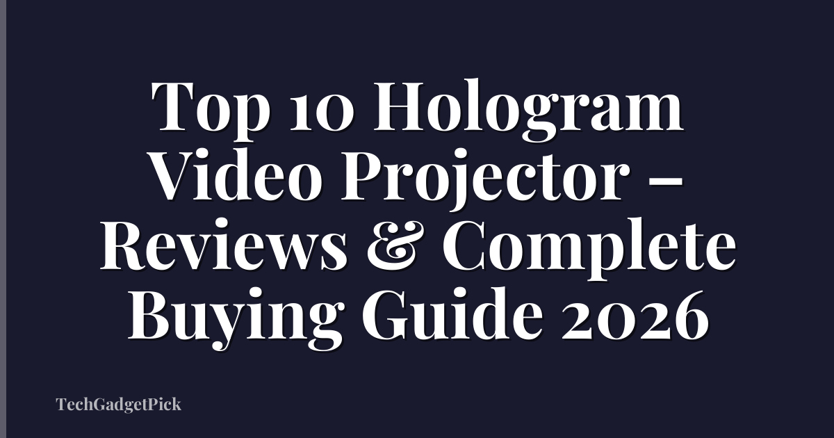 Top 10 Hologram Video Projector – Reviews & Complete Buying Guide 2026