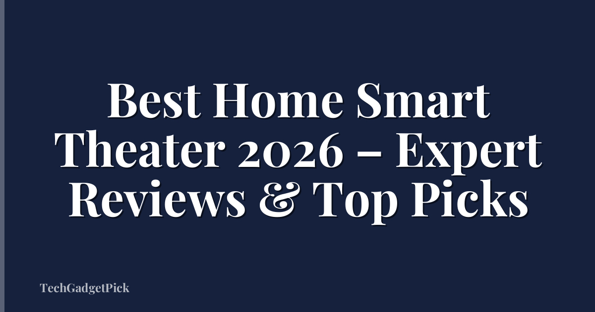 Best Home Smart Theater 2026 – Expert Reviews & Top Picks