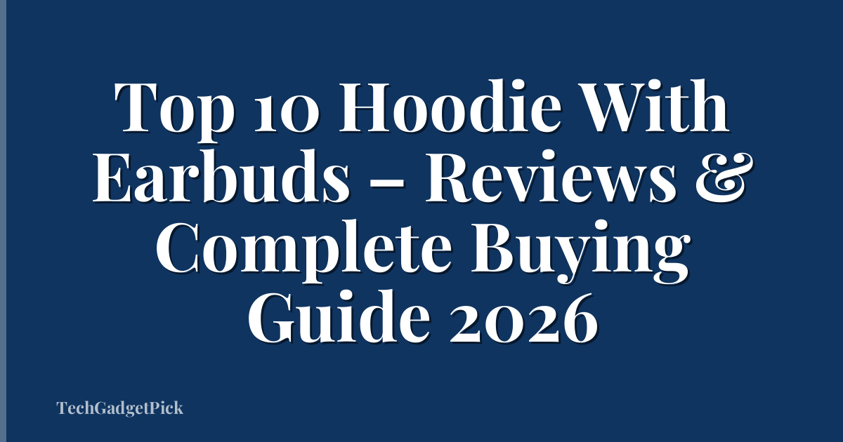 Top 10 Hoodie With Earbuds – Reviews & Complete Buying Guide 2026