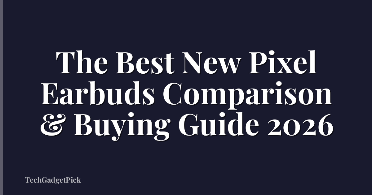 The Best New Pixel Earbuds Comparison & Buying Guide 2026