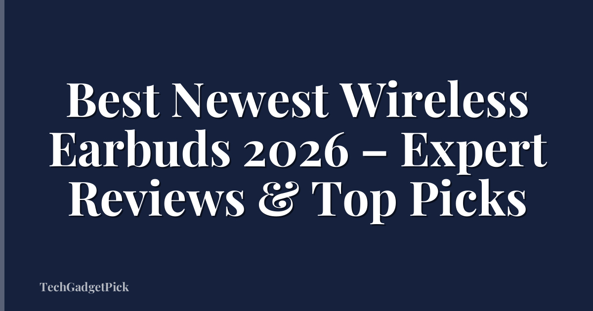 Best Newest Wireless Earbuds 2026 – Expert Reviews & Top Picks