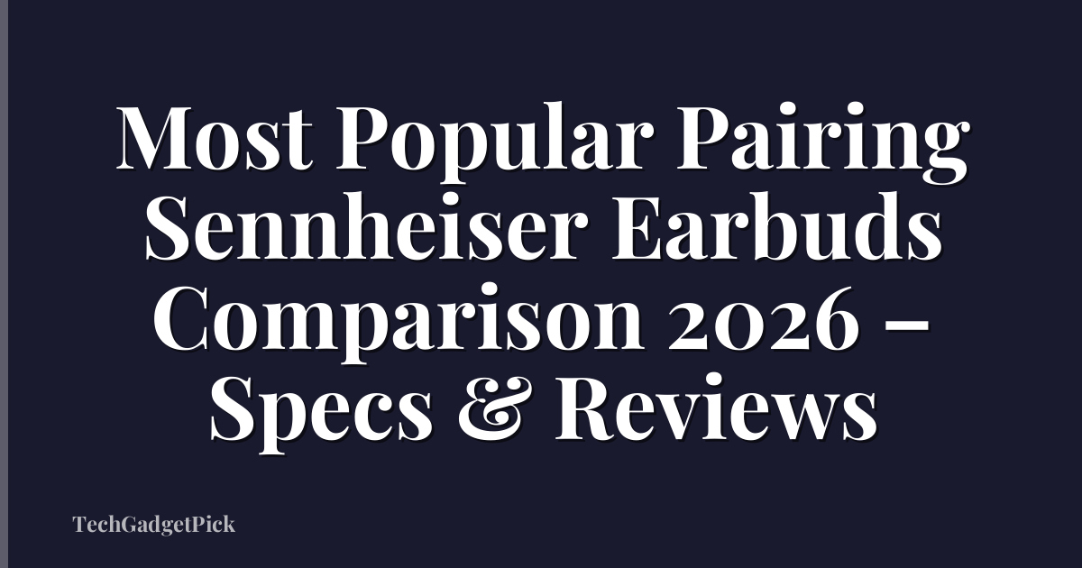 Most Popular Pairing Sennheiser Earbuds Comparison 2026 – Specs & Reviews