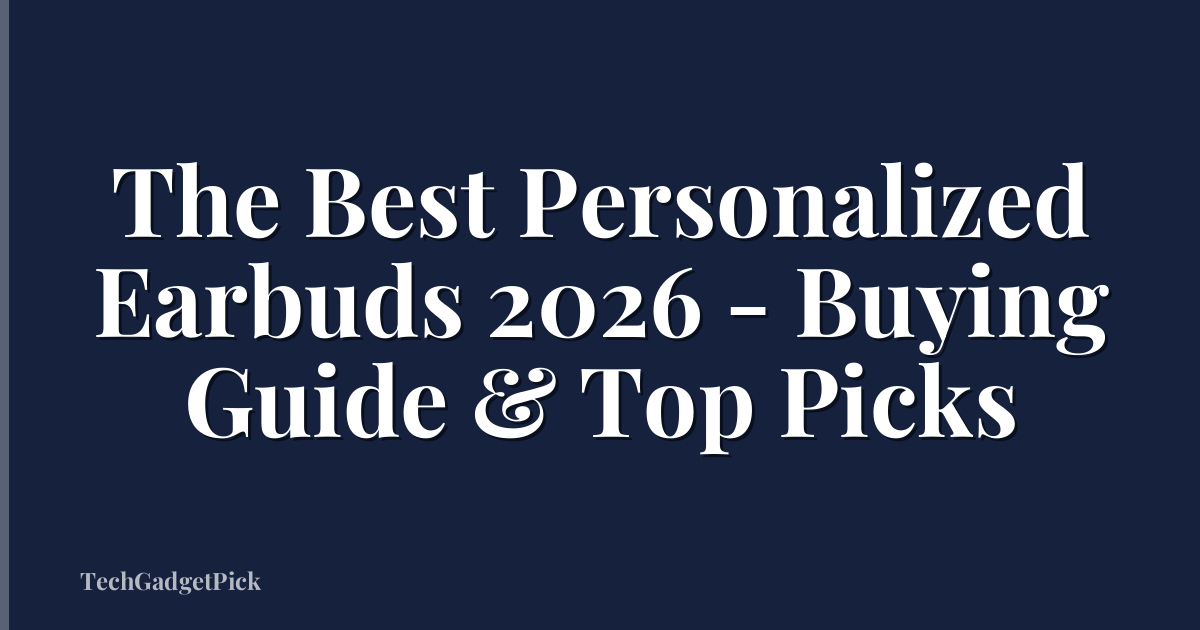 The Best Personalized Earbuds 2026 - Buying Guide & Top Picks