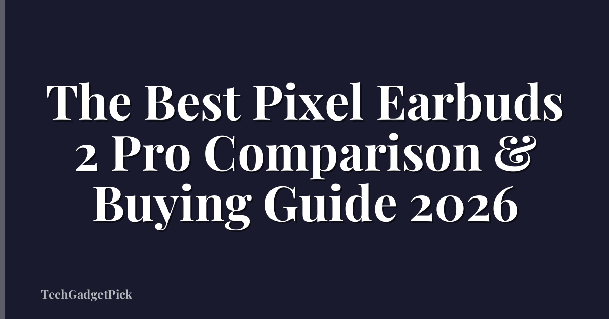 The Best Pixel Earbuds 2 Pro Comparison & Buying Guide 2026