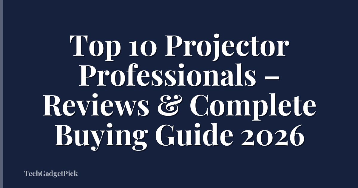 Top 10 Projector Professionals – Reviews & Complete Buying Guide 2026