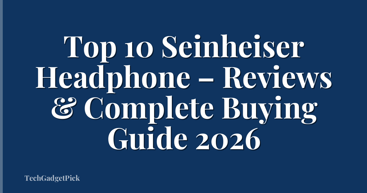 Top 10 Seinheiser Headphone – Reviews & Complete Buying Guide 2026