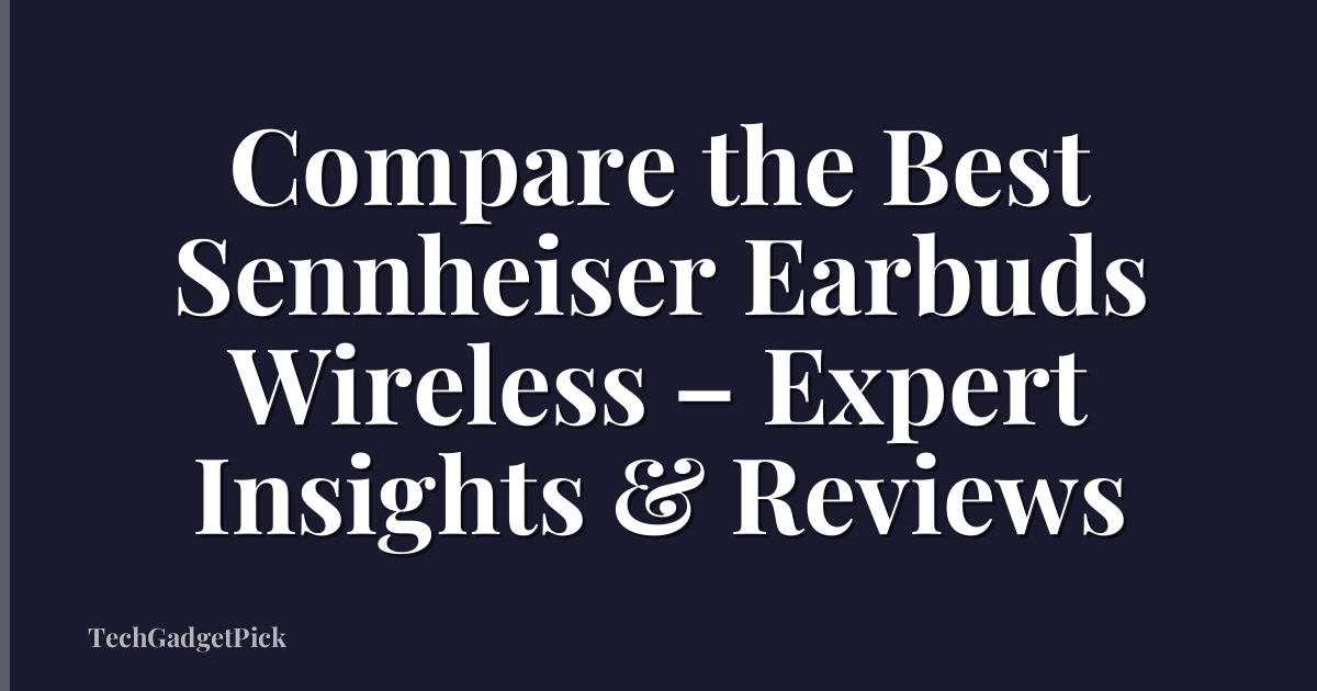 Compare the Best Sennheiser Earbuds Wireless – Expert Insights & Reviews
