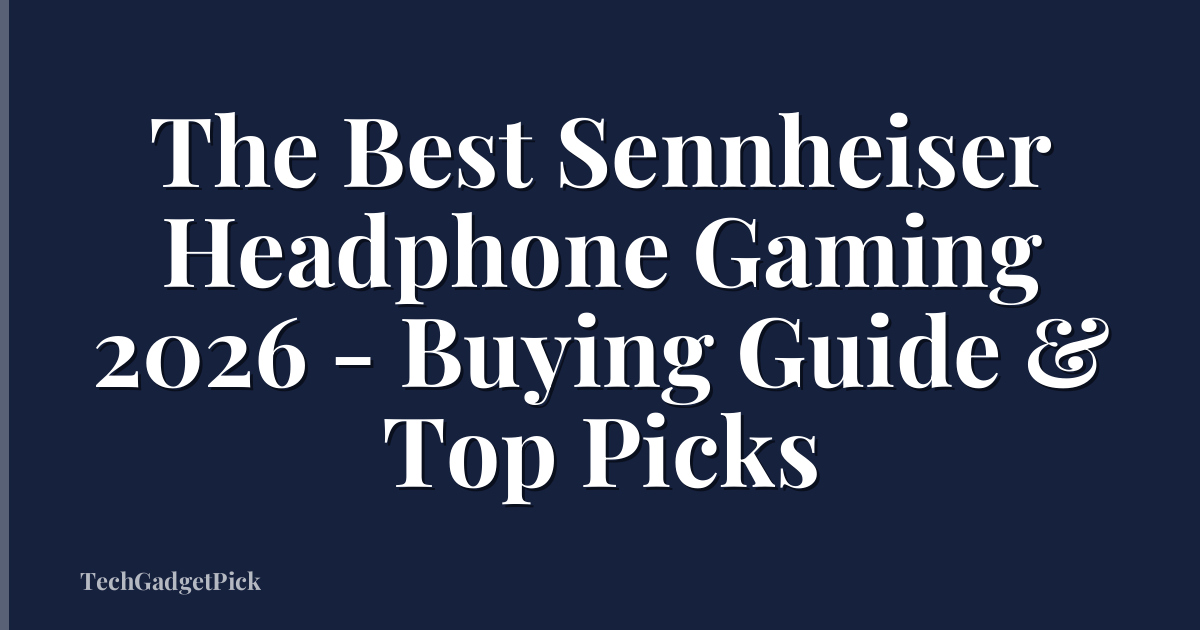 The Best Sennheiser Headphone Gaming 2026 - Buying Guide & Top Picks