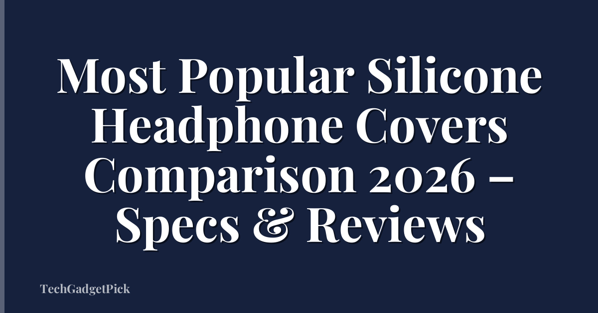 Most Popular Silicone Headphone Covers Comparison 2026 – Specs & Reviews