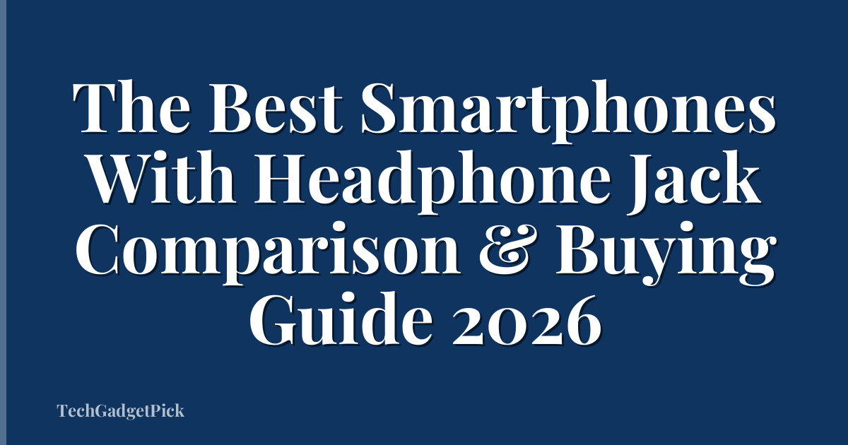 The Best Smartphones With Headphone Jack Comparison & Buying Guide 2026