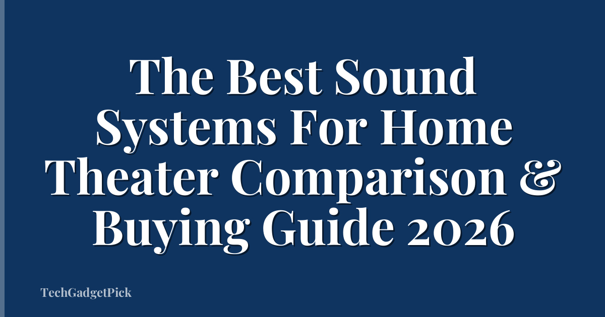 The Best Sound Systems For Home Theater Comparison & Buying Guide 2026