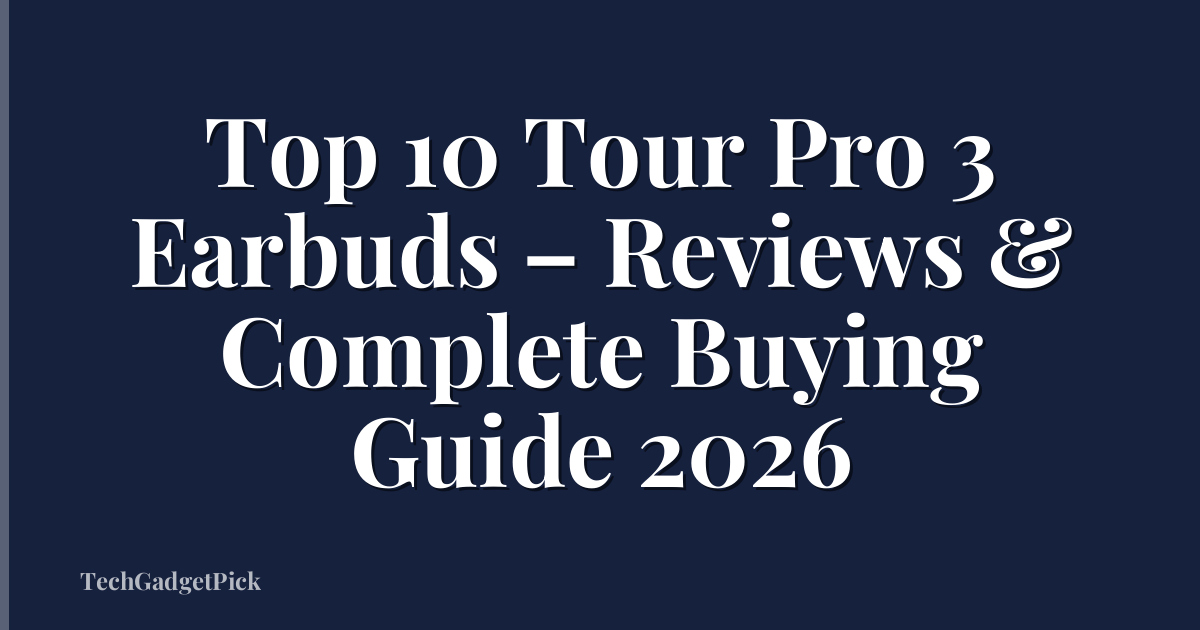 Top 10 Tour Pro 3 Earbuds – Reviews & Complete Buying Guide 2026