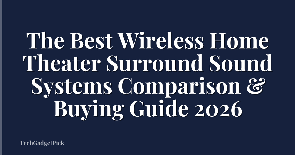 The Best Wireless Home Theater Surround Sound Systems Comparison & Buying Guide 2026